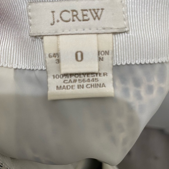 J. Crew Linen Blend White and Black Tweed No.2 Pencil Skirt, 0 - Picture 9 of 10